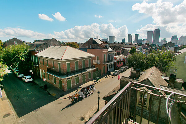 King Bed, Saint Philip St Balcony Photo 3